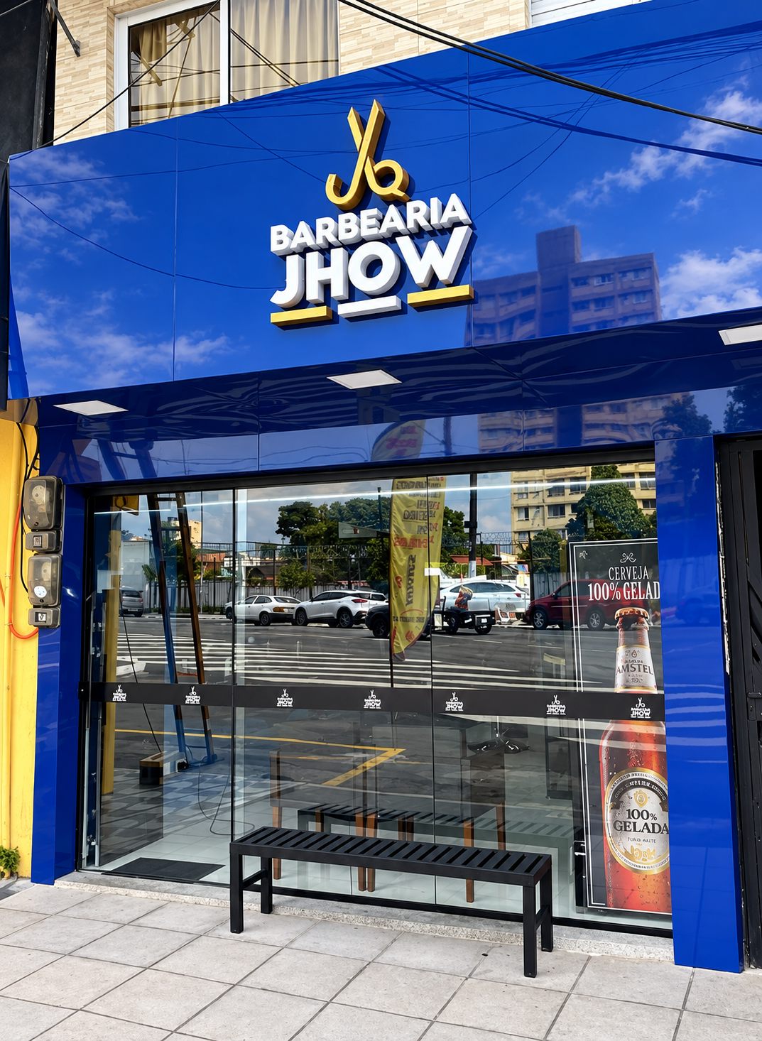 Fachada Barbearia Jhow